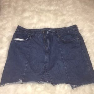 Denim skirt